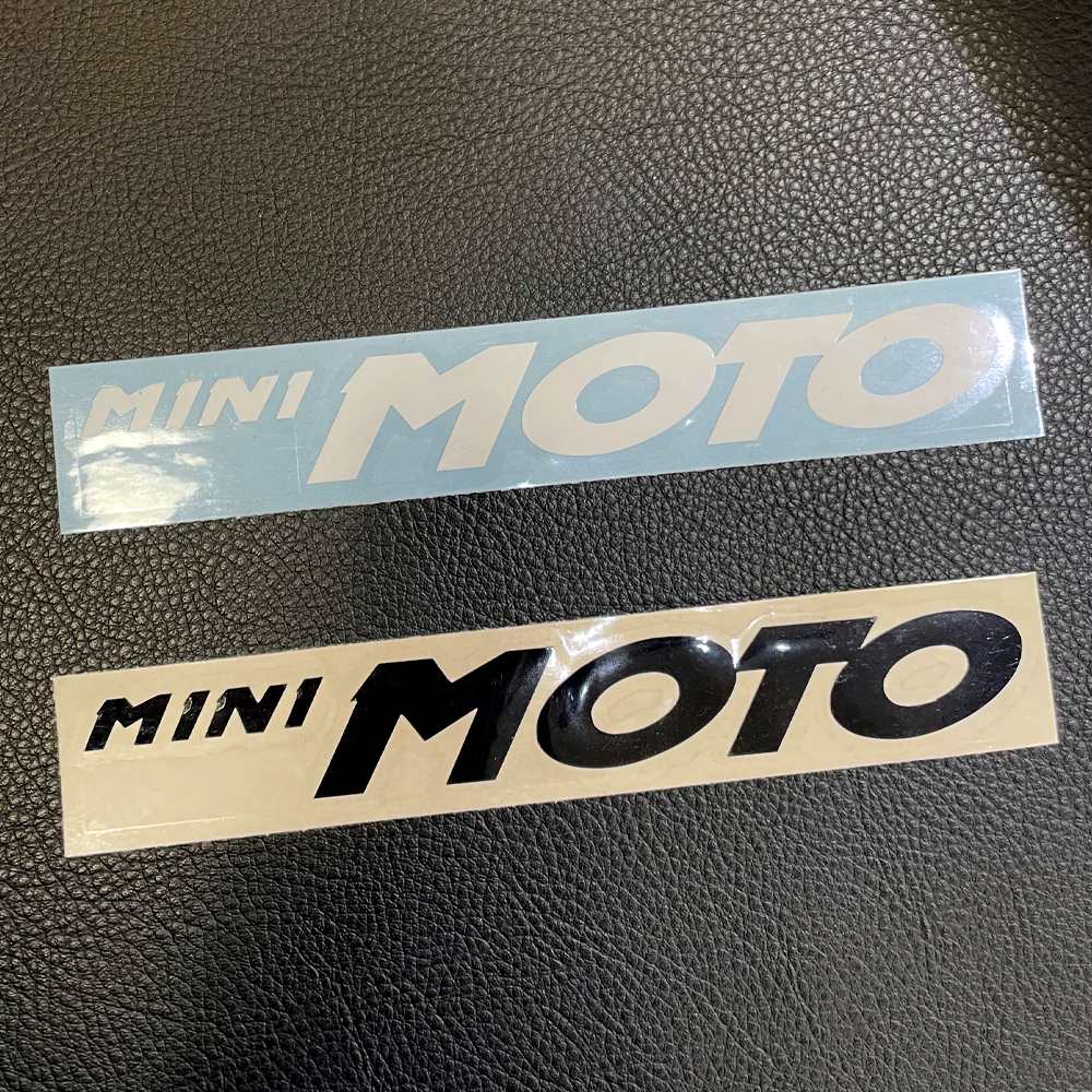 MINI MOTO バイク用ステッカー(同色2枚セット),GOAHEAD,ゴーアヘッド]