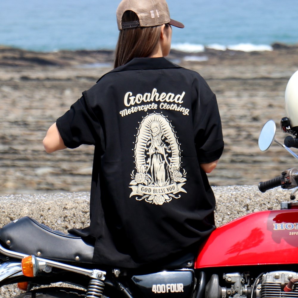 "GUADALUPE" OPEN COLLAR SHIRT [GOAHEAD/ゴーアヘッド]
