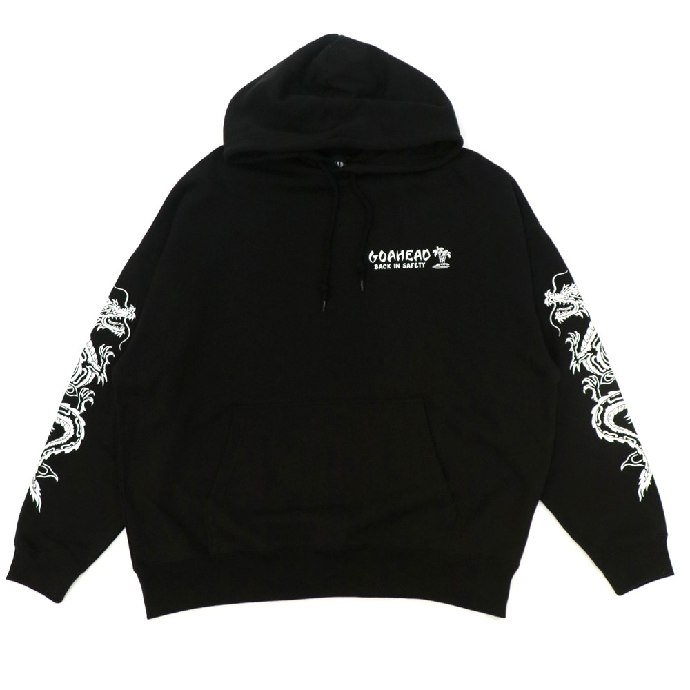 RISING DRAGON BIG SILHOUETTE PULLOVER HOODIE [GOAHEAD/ゴーアヘッド]