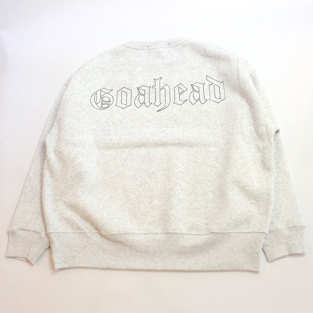 T/C BIG SILHOUETTE REFLECTOR LOGO SWEATSHIRT [GOAHEAD/ゴーアヘッド]