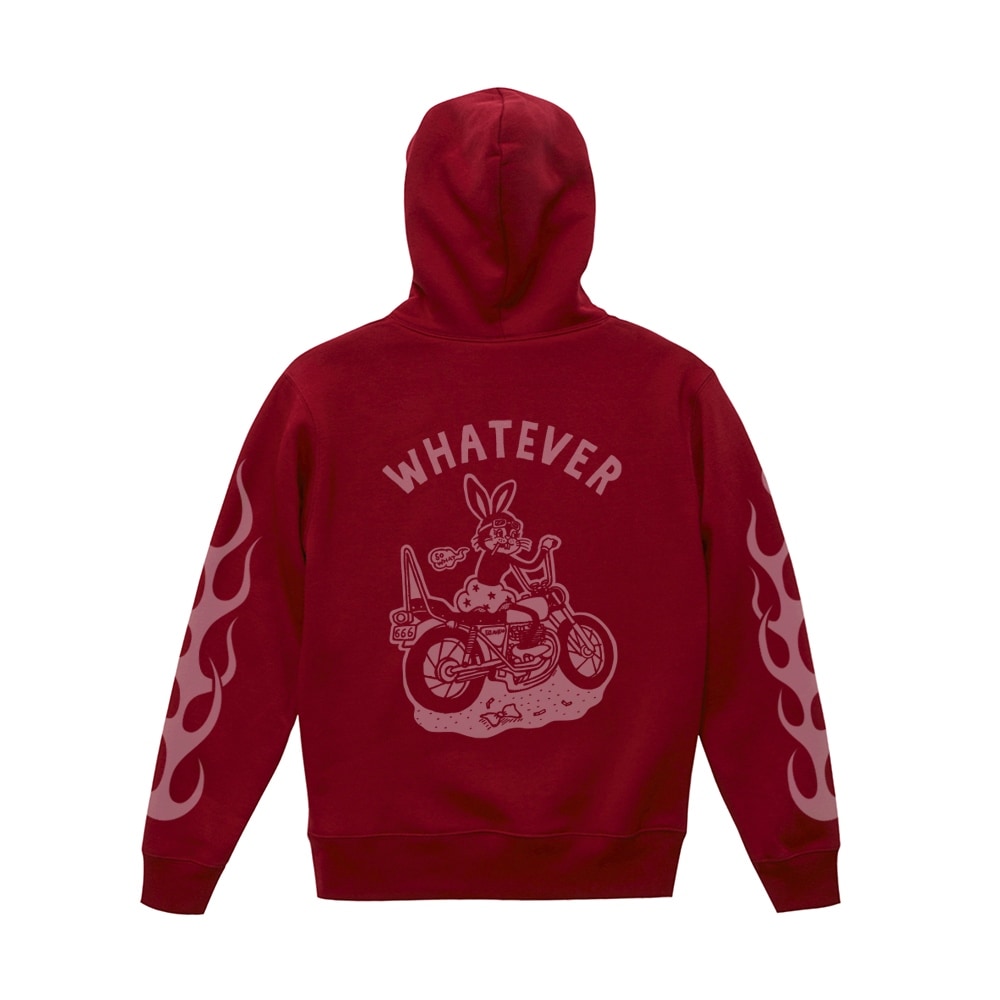 AYARABBIT "WHATEVER" T/C SWEAT PULL HOODIE [GOAHEAD/ゴーアヘッド]