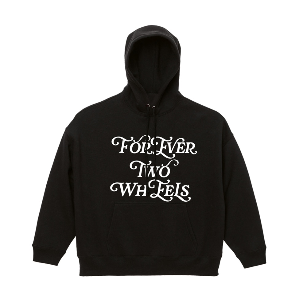 "Forever Two Wheels" BIG SILHOUETTE HOODIE [GOAHEAD/ゴーアヘッド]