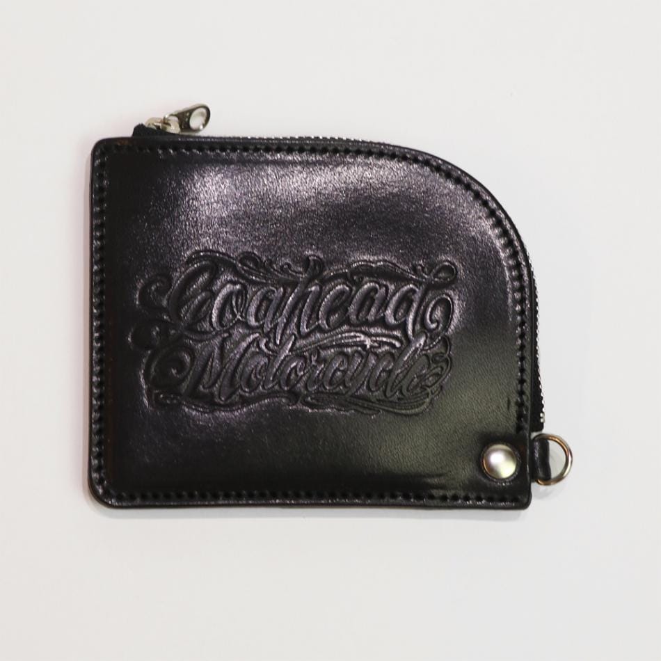 SCRIPT LOGO ZIP MINIMUM WALLET [GOAHEAD/ゴーアヘッド]
