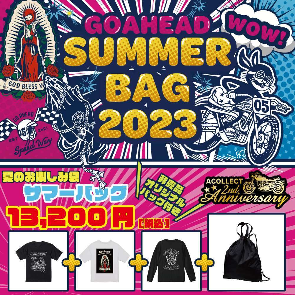 【2周年記念商品】SUMMER BAG 2023 [GOAHEAD/ゴーアヘッド]