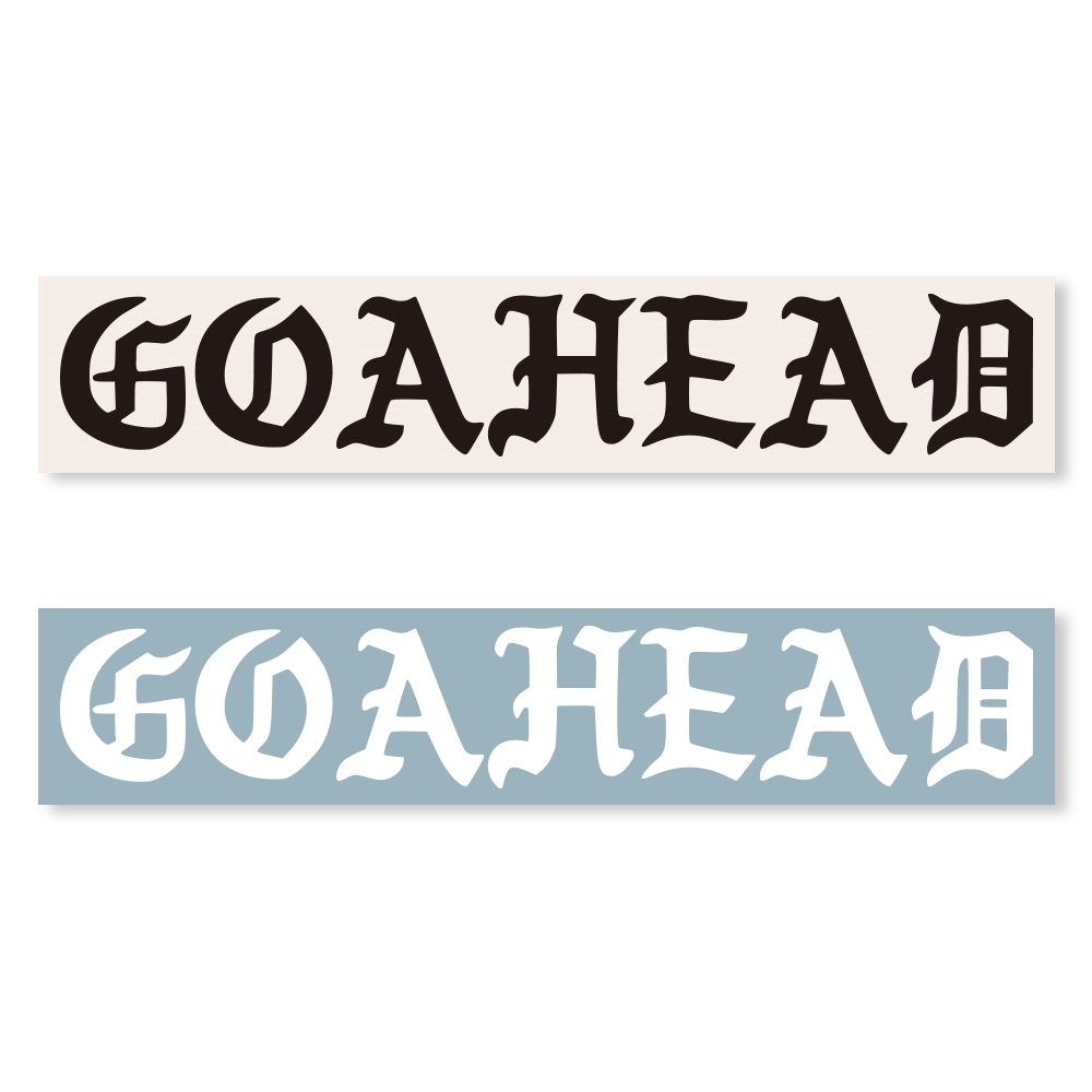 GOAHEAD LOGO CUTTING STICKER [GOAHEAD/ゴーアヘッド]