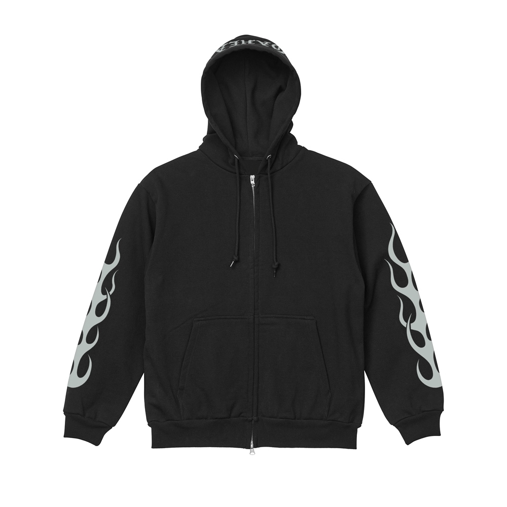 REFLECTOR FLAMES ZIPUP HOODIE [GOAHEAD/ゴーアヘッド]