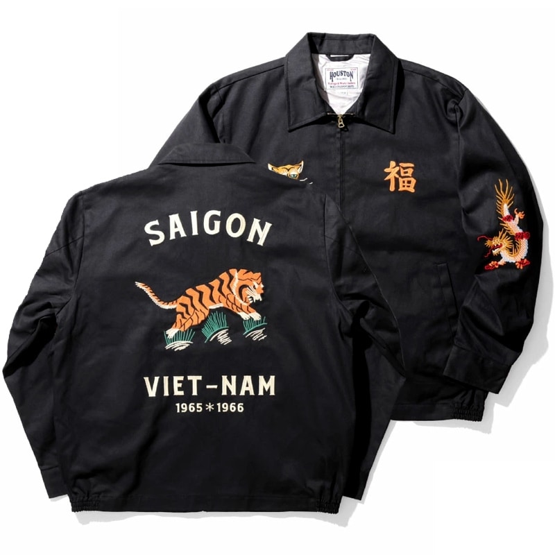 COTTON VIETNAM JACKET(TIGER) [HOUSTON/ヒューストン]