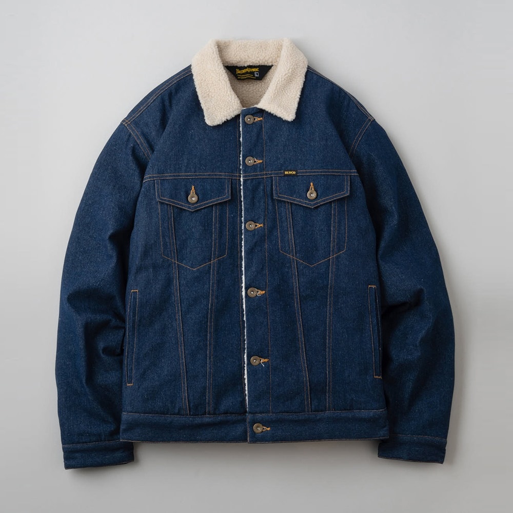 DENIM BOA RIDERS JACKET [BLUCO/ブルコ] | BRAND,BLUCO