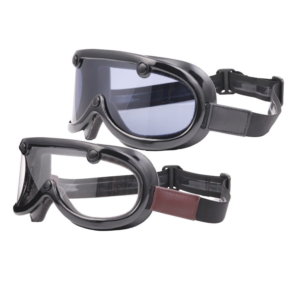 60's VINTAGE GOGGLE LEATHER 1inch