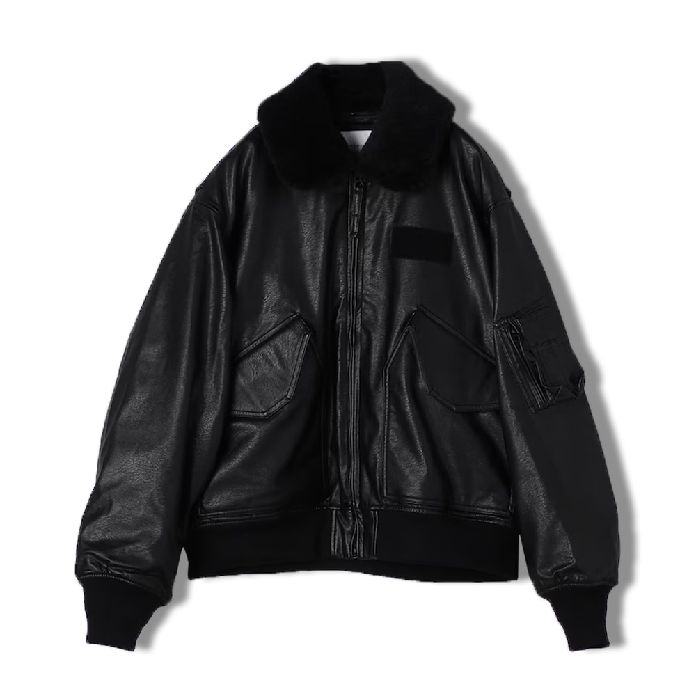 FAUX LEATHER 2WAY G-1 JKT [GOAHEAD/ゴーアヘッド]