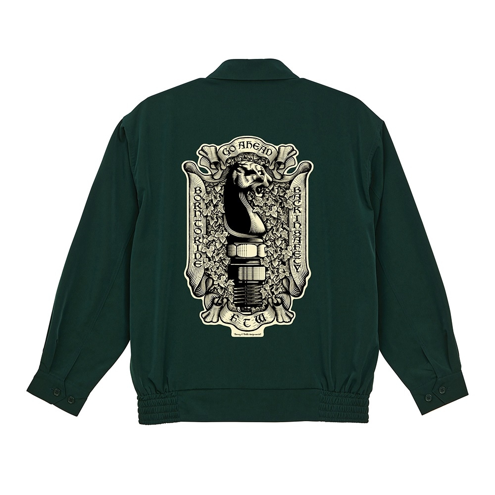 SYMBOLIC LOOSEFIT SOUVENIR JACKET BRAND,GOAHEAD ACOLLECT ONLINE STORE
