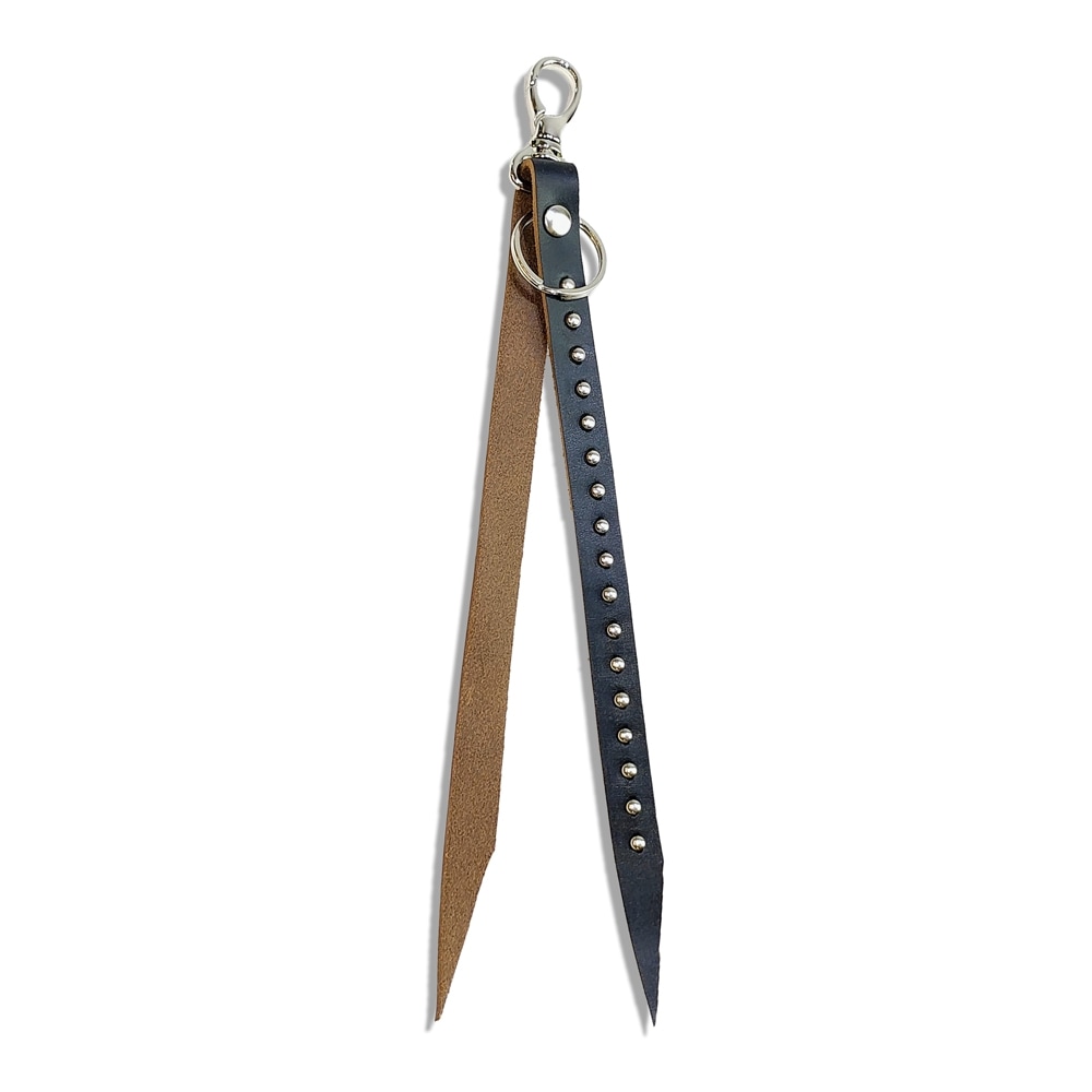 ROUND STUD KEYCHAIN