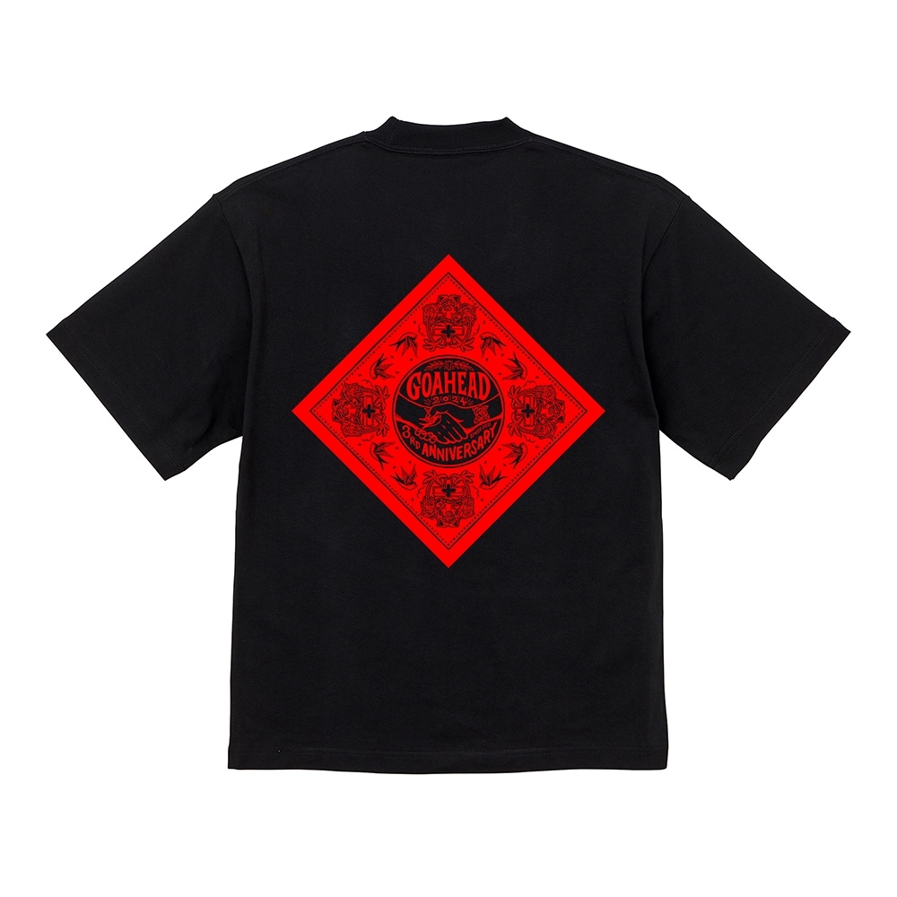 [3周年記念商品] 3rd ANNIVERSARY BANDANA RUGGED S/S TEE