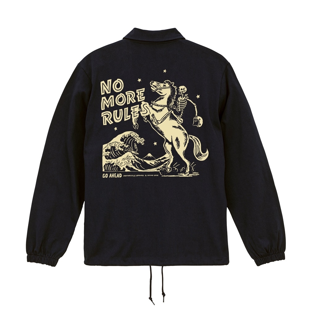 NO MORE RULES COTTON JERSEY COACH JACKET