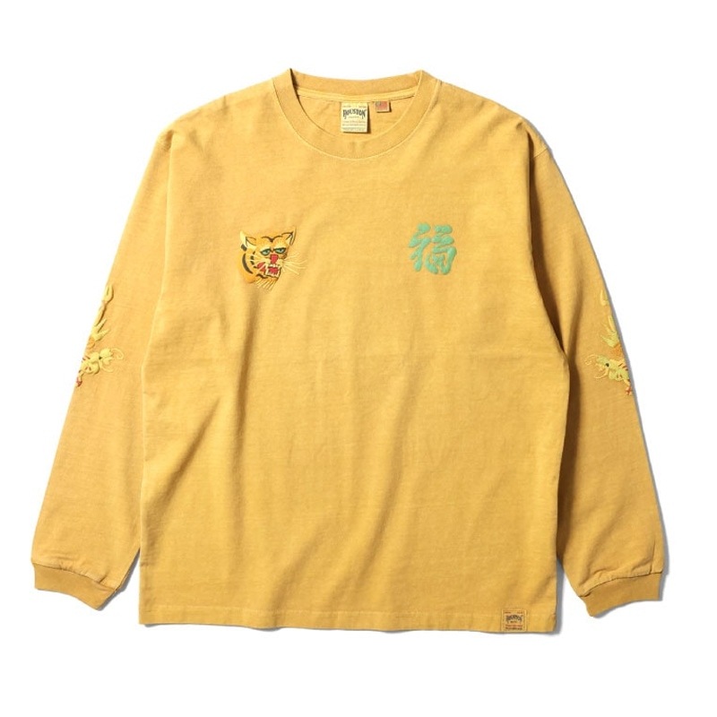PIGMENT US COTTON L/S TEE(TIGER)