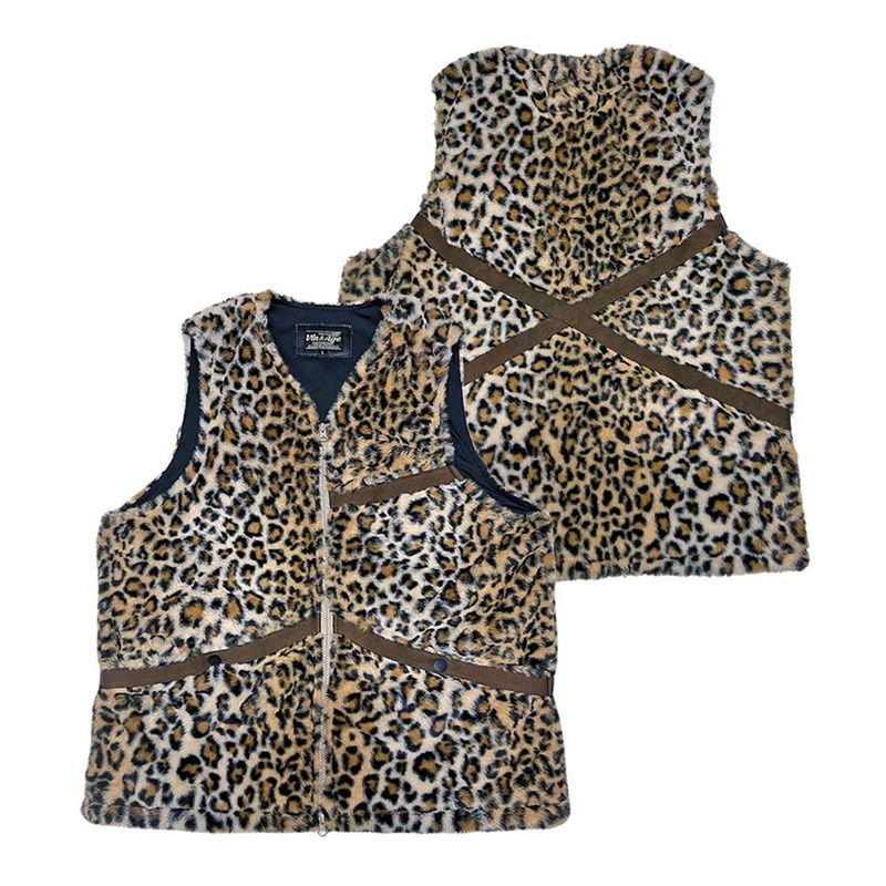 VIN＆AGE　ダブルフェイスシープベスト　サイズ38 VIN＆AGE ダブルフェイスシープベスト サイズ38 ヴィンアンド