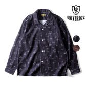 PRINT CORDUROY SHIRT(KASURI)