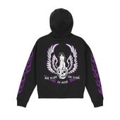 SKULL WING LADY ZIPUP HOODIE