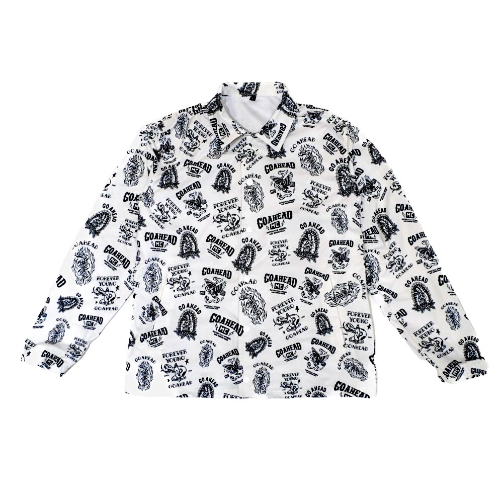 GOAHEAD PATTERNED ALL OVER COACH JACKET