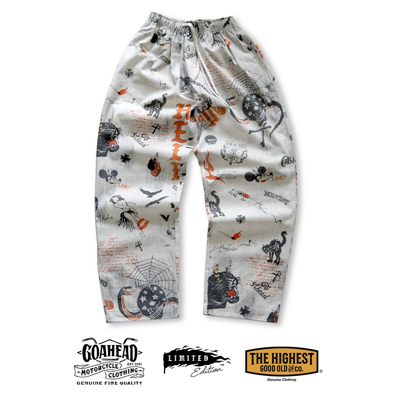 5TH ANNIVERSARY THE HIGHEST GOODOLD×GOAHEAD COLLABORATION EASY PANTS