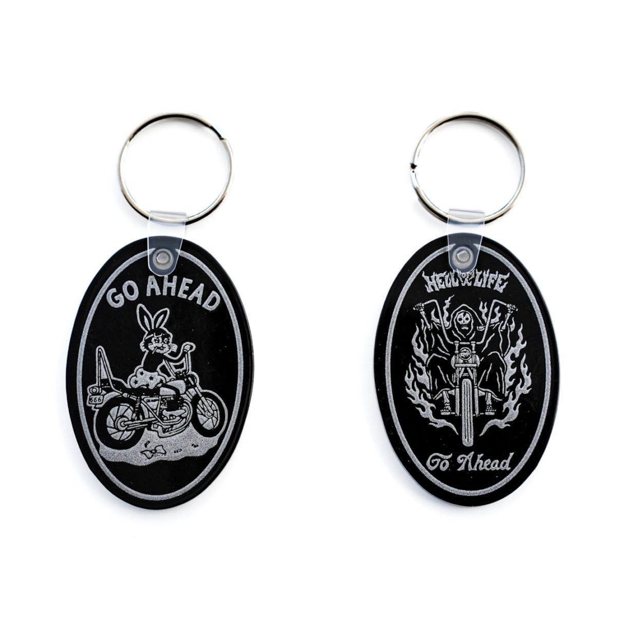 OVAL RUBBER KEYHOLDER