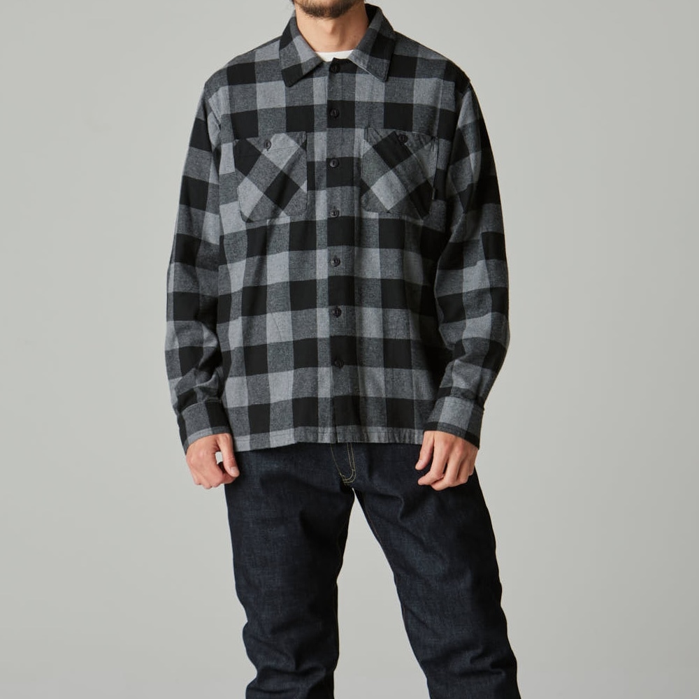 BUFFALO CHECK FLANNEL SHIRT [BLUCO/ブルコ] | BRAND,BLUCO