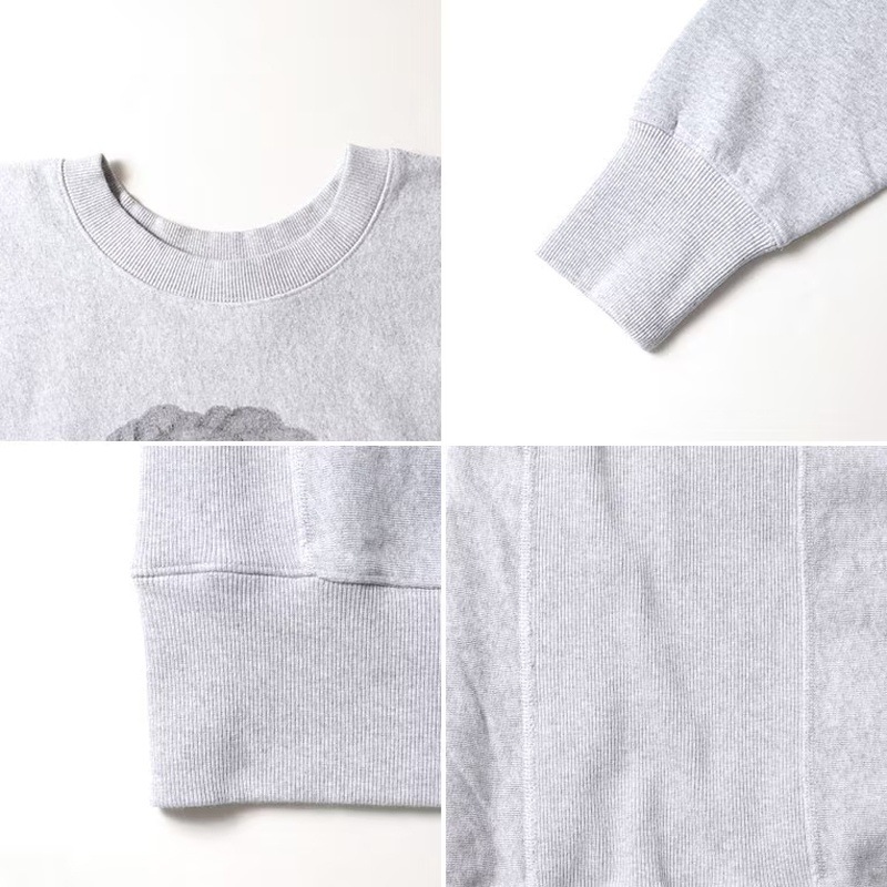 PRINT U.S COTTON R/V SWEAT(Bach)