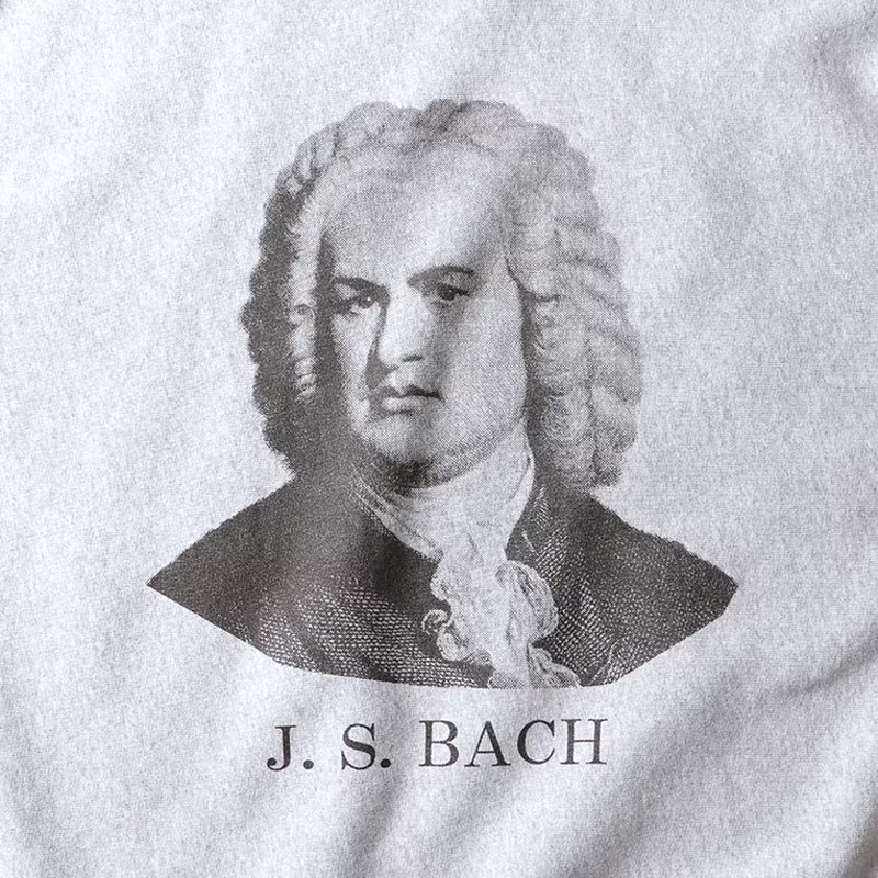 PRINT U.S COTTON R/V SWEAT(Bach)