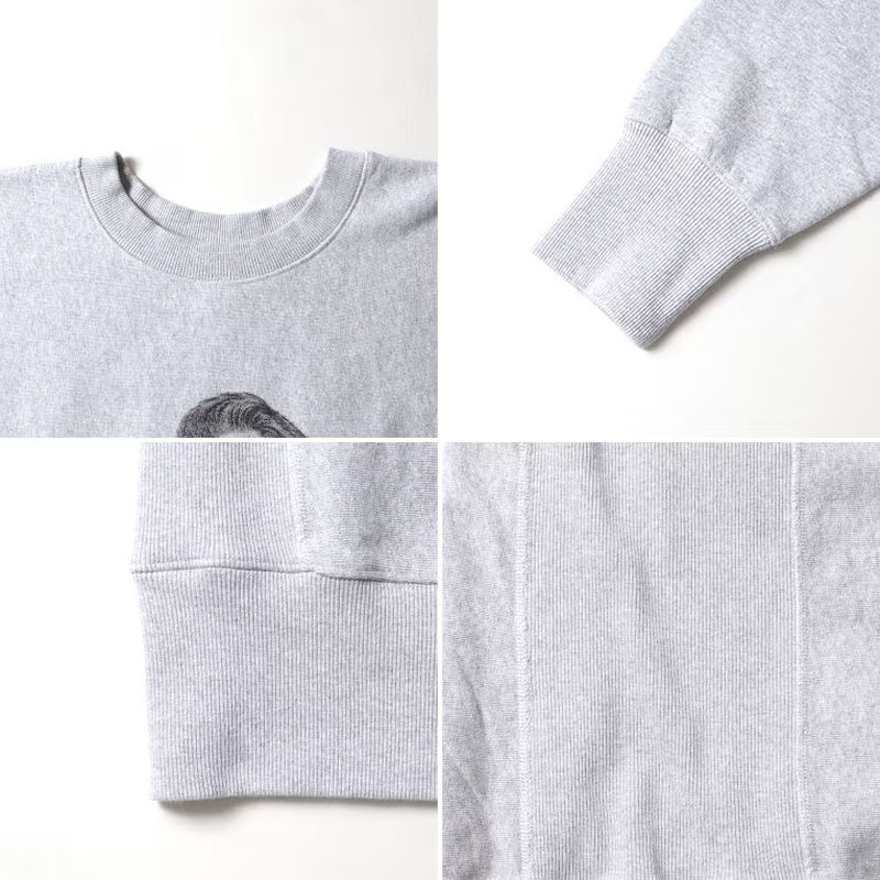 PRINT U.S COTTON R/V SWEAT(Brahms)