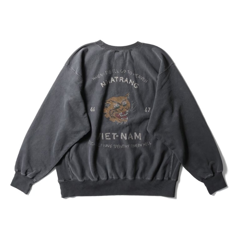 PIGMENT R/V SWEAT SHIRT (VIETNAM TIGER)