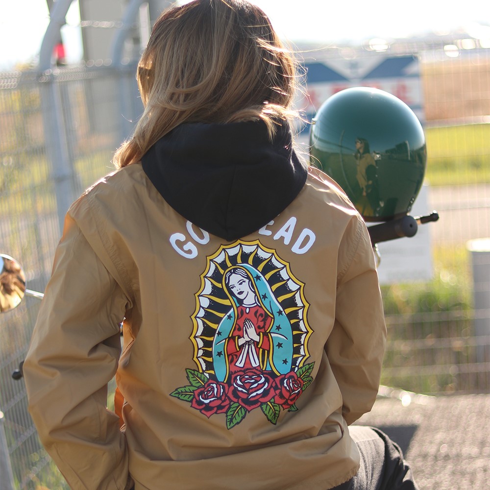 GOAHEAD コーチジャケット マリアプリント OLD SKOOL MARIA NYLON COACH JACKET [GOAHEAD/ゴーアヘッド] | BRAND