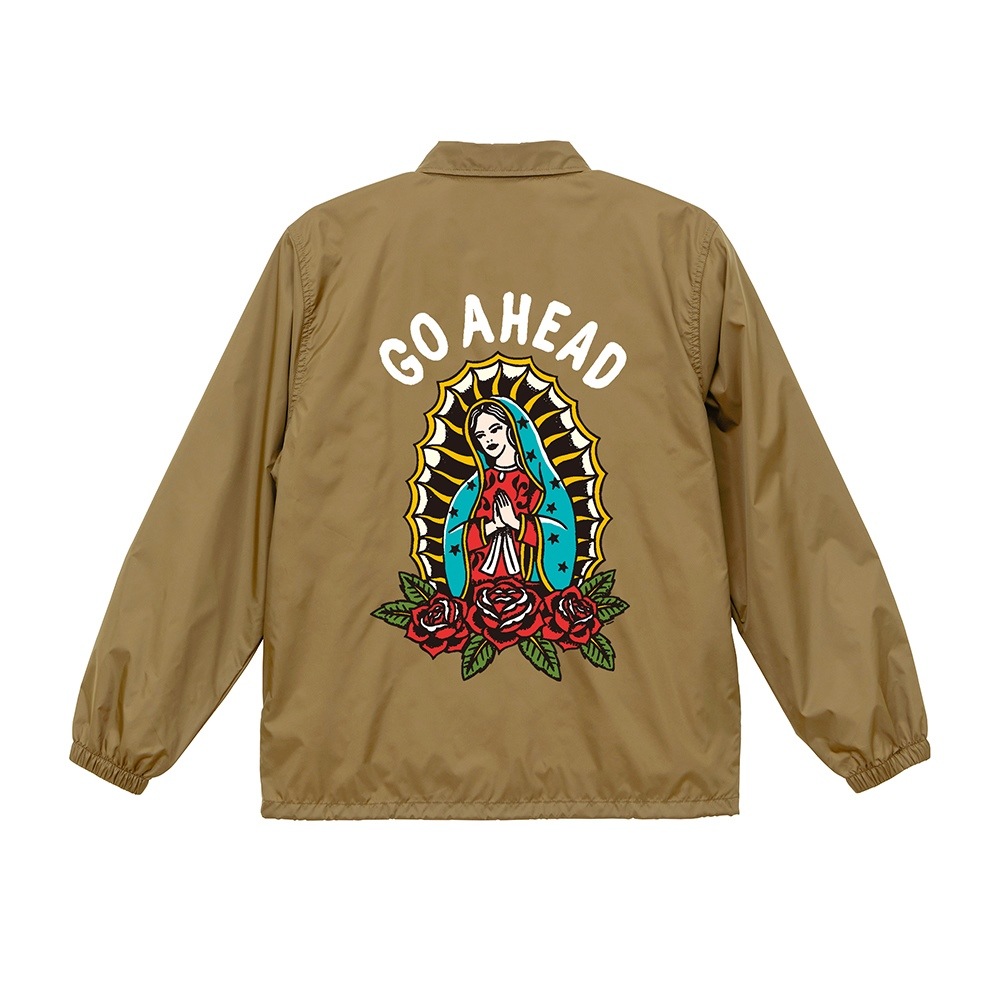 GOAHEAD コーチジャケット マリアプリント OLD SKOOL MARIA NYLON COACH JACKET [GOAHEAD/ゴーアヘッド] | BRAND