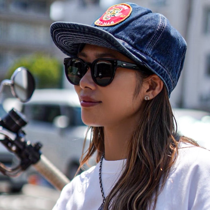 PATCH DENIM ARMY CAP(TIGER)