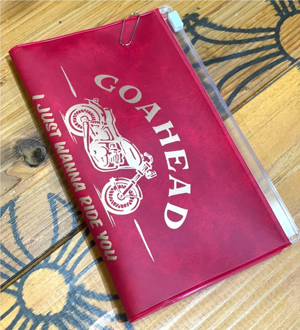 「安全祈願」オリジナル車検証入れ [GOAHEAD/ゴーアヘッド]