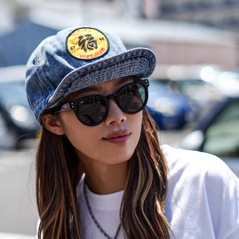 PATCH DENIM ARMY CAP(福)