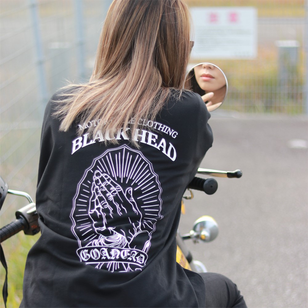PRAY HAND BIG SILHOUETTE L/S TEE