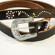STUDDED WESTERN NARROW BELT