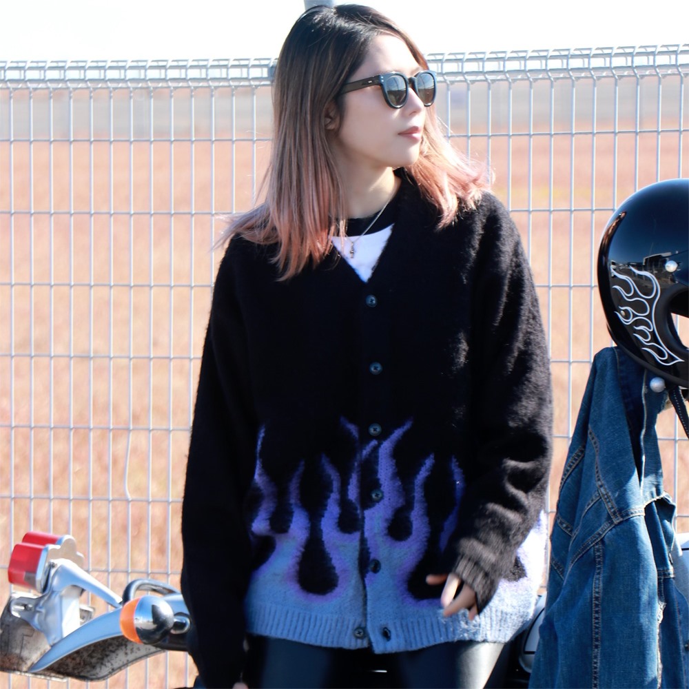 BIG SILHOUETTE MOHAIR TOUCH CARDIGAN [GOAHEAD/ゴーアヘッド]