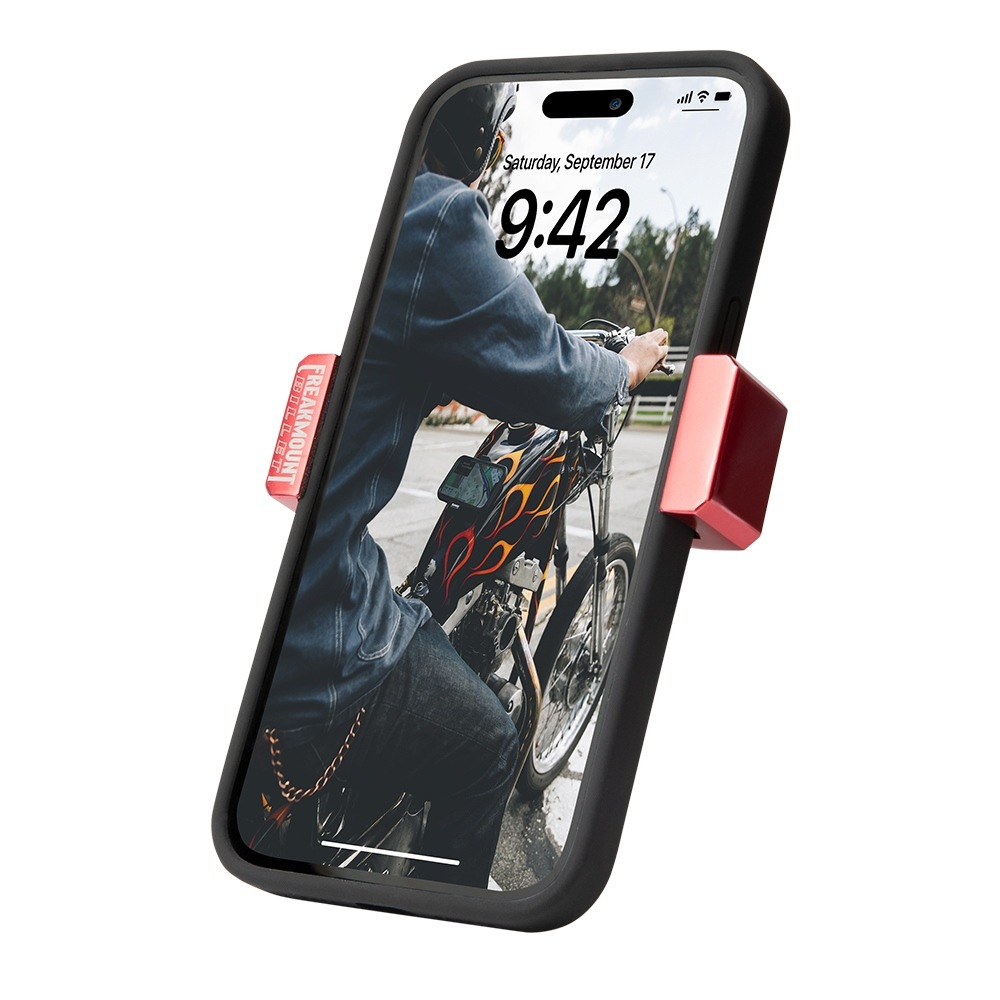 BILLET SMARTPHONE HOLDER #CIRCUS RED [FREAKMOUNT/フリーク マウント]