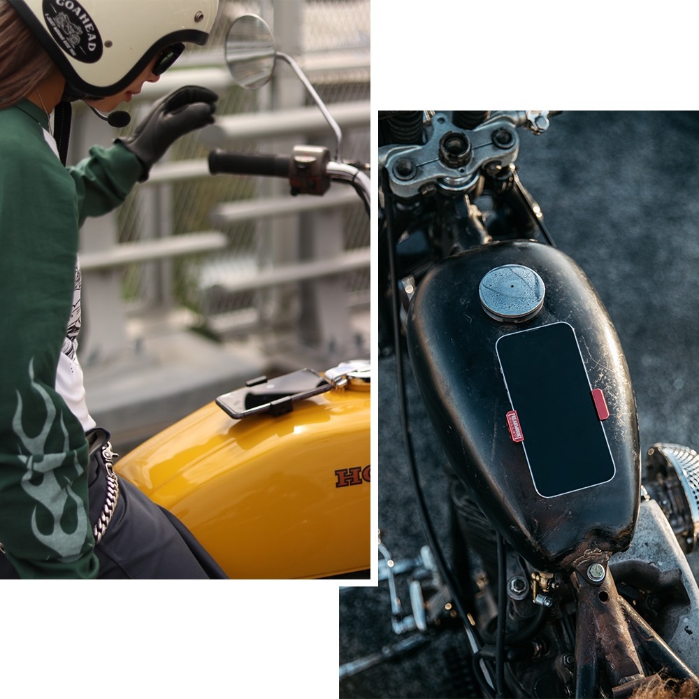 BILLET SMARTPHONE HOLDER #CIRCUS RED [FREAKMOUNT/フリーク マウント]