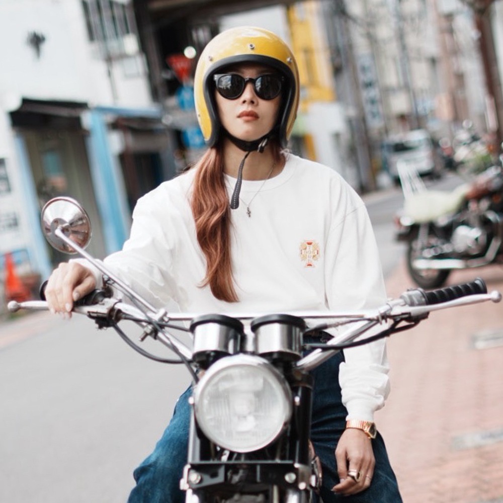 MOONEYES x DOGTOWN x BLUCO PRINT L/S TEE