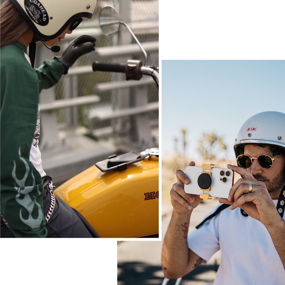 BILLET SMARTPHONE HOLDER #ELECTRIC YELLOW [FREAKMOUNT/フリーク マウント]