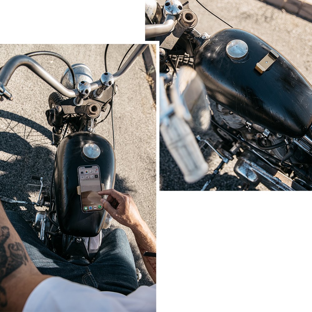 BILLET SMARTPHONE HOLDER #ELECTRIC YELLOW [FREAKMOUNT/フリーク マウント]