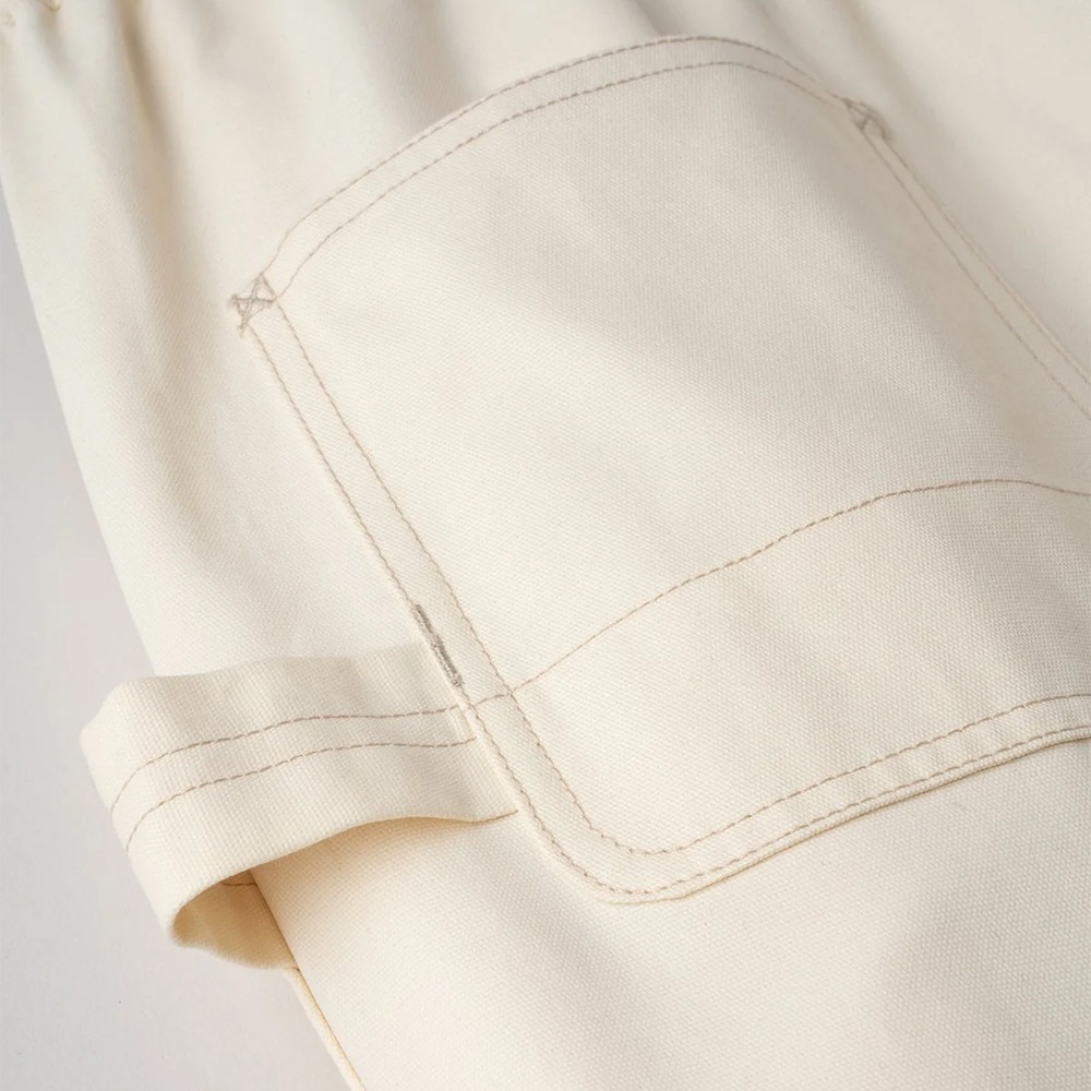 LIGHT CANVAS PAINTER SHORTS