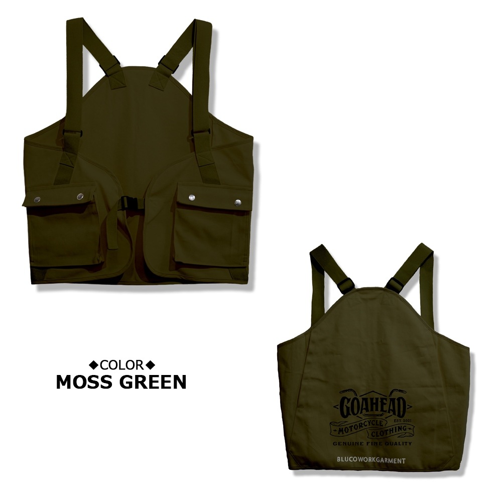 BLUCO×GOAHEAD UTILITY VEST ユーティリティーベスト 移転オープン記念商品]BLUCO×GOAHEAD COTTON DUCK UTILITY VEST