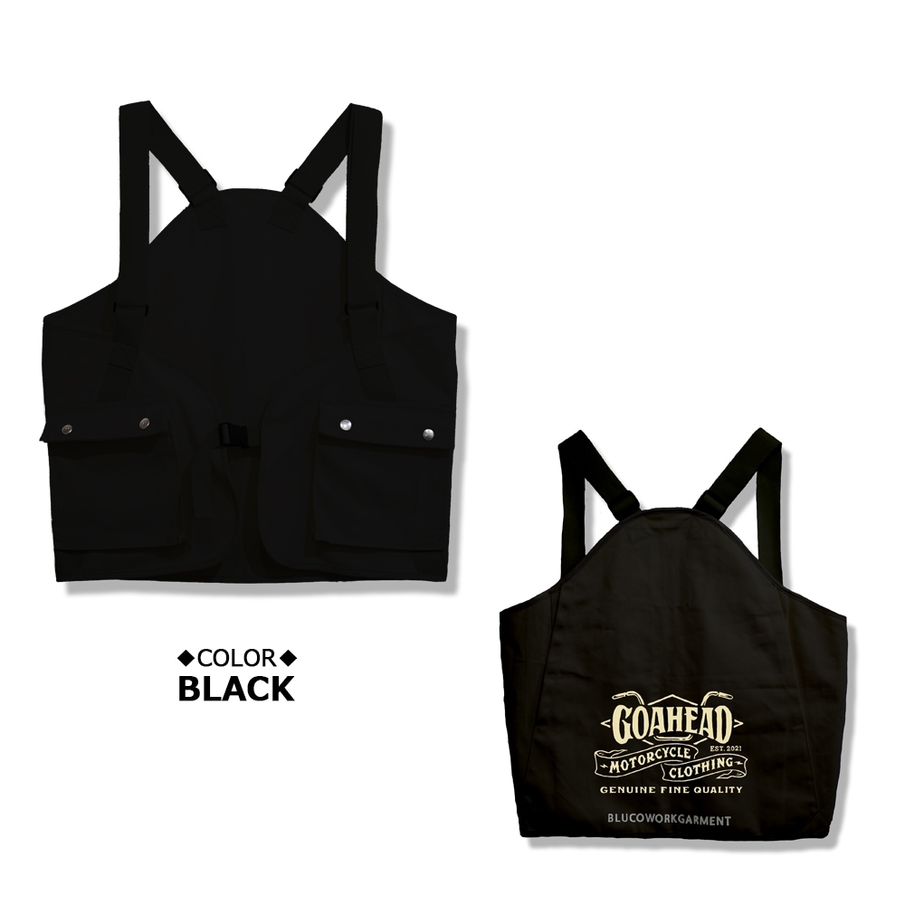 BLUCO×GOAHEAD UTILITY VEST ユーティリティーベスト 移転オープン記念商品]BLUCO×GOAHEAD COTTON DUCK UTILITY VEST