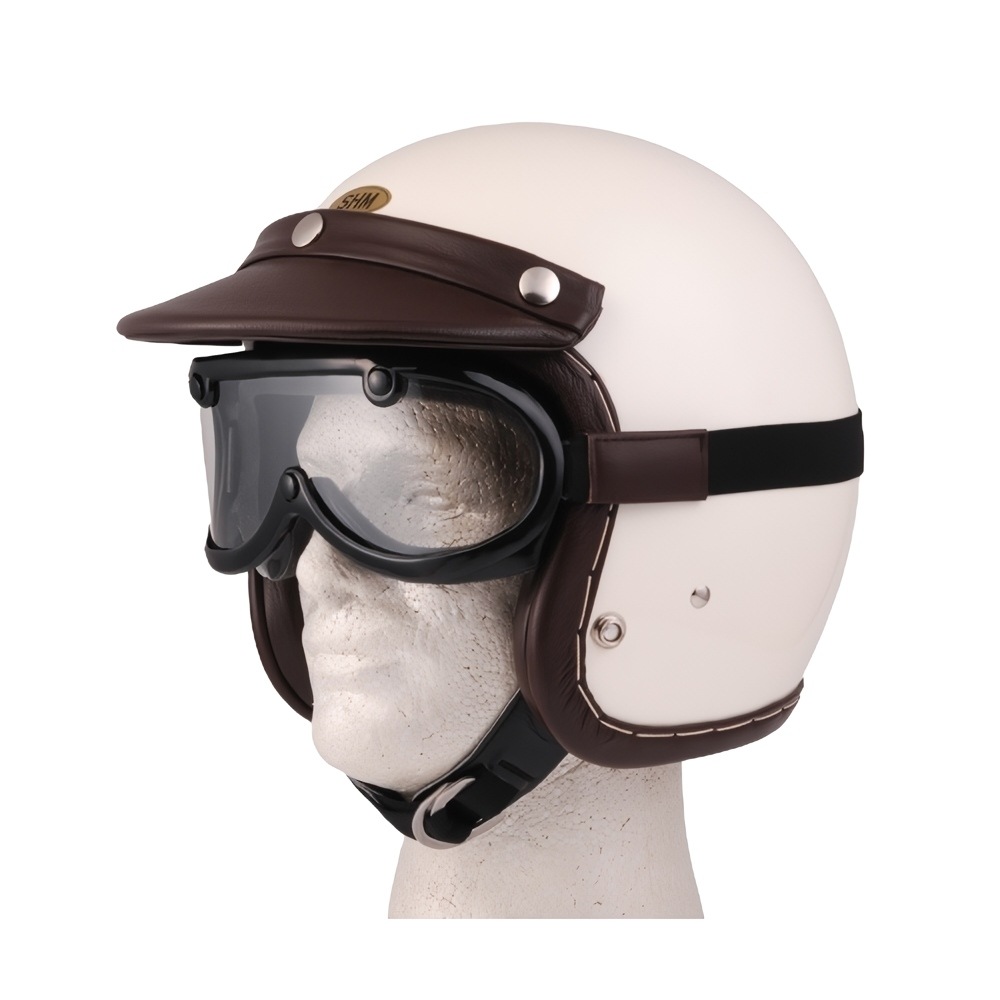 60's VINTAGE GOGGLE LEATHER 1inch