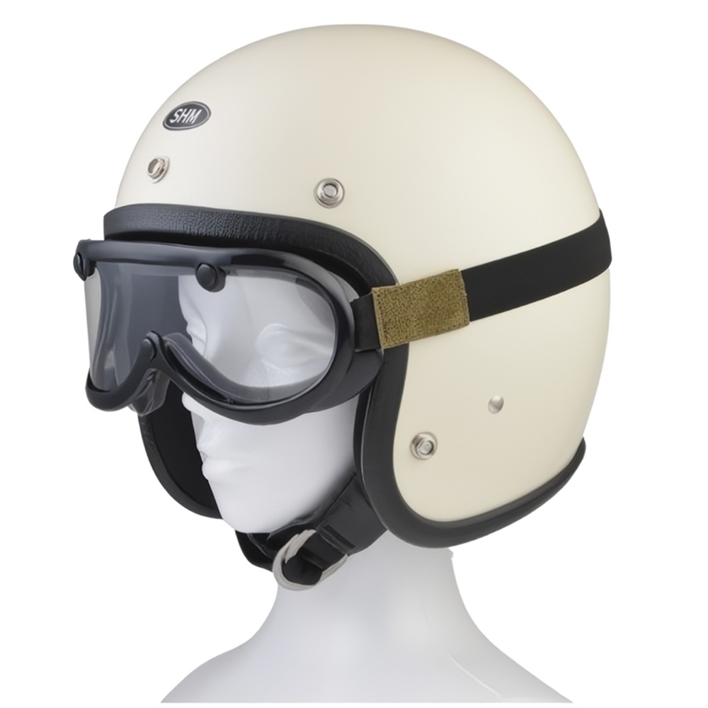 60's VINTAGE GOGGLE LEATHER 1inch