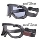 60's VINTAGE GOGGLE LEATHER 1inch