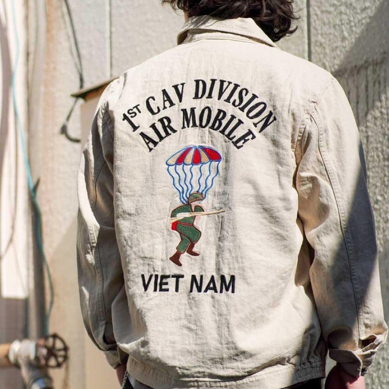 COTTON LINEN VIETNAM JACKET(PARACHUTE) [HOUSTON/ヒューストン